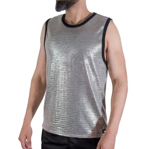 MACHO - T-SHIRT CON GLITTER FINI L/XL